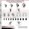 Service Caster 5 Inch 316SS Maroon Poly Swivel 1-1/4 Inch Expanding Stem Caster Lock Brake SCC SCC-SS316TTLEX20S514-PPUB-MRN-114 - alternate 2